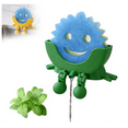 thumbnail image 1 of 3D Printed Sink Draining Sponge Holder, Cute Hanging Sponge Holder with Drainage, Keeps Your Sponge Dry & Smiling, Funny Sponge Stand for Kitchen Sink, Countertop Sponge Holders - (Green), 1 of 9
