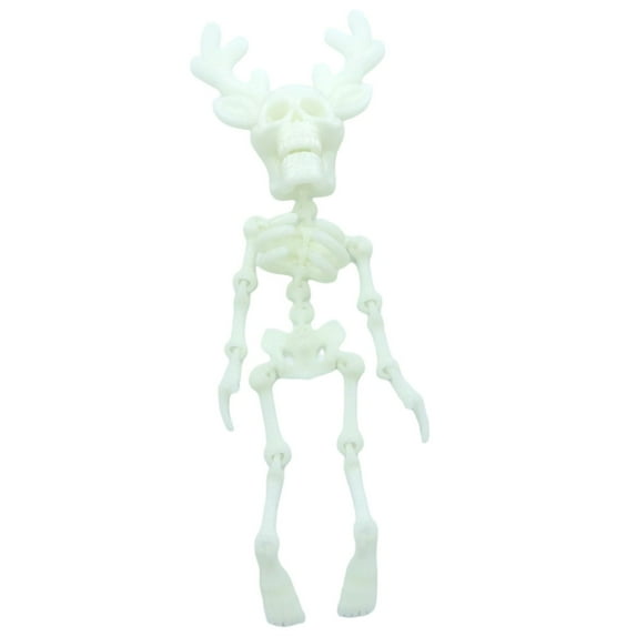 3D Printed Skeleton Figure Toy Gift Craft Articulated Joints Magnetic Detachable Components Perfect For Halloween Decor Collectibles Home Office Party Favors