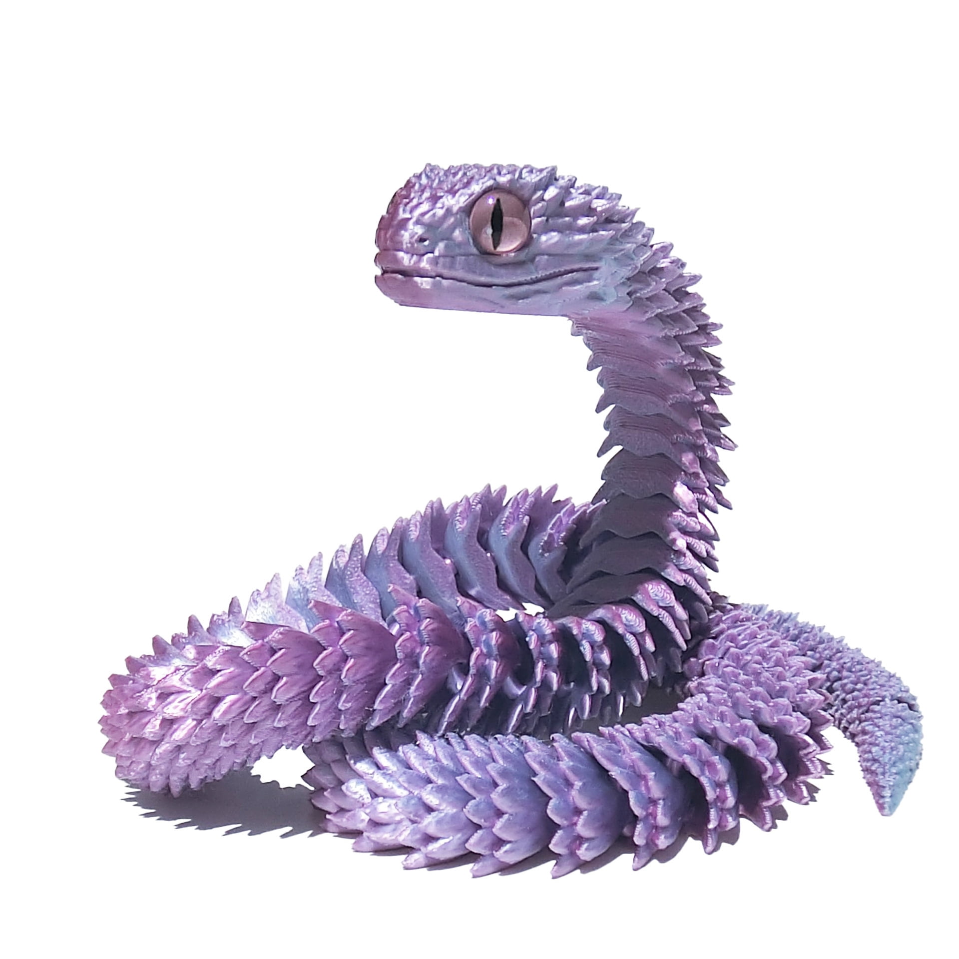 3D Printed Snake Movable Joint Simulation Snake Figurine Creative Home ...