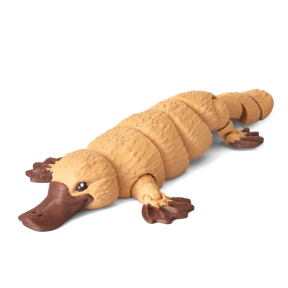3D Printed Snapping Articulated Animal - 5. Inches Fidget Creature for Desk Décor, Movable Jaw