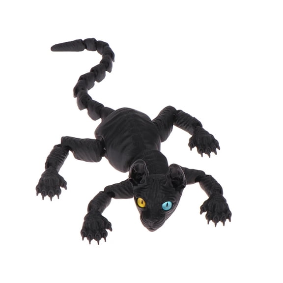 3D Printed Sphinx Cat 3D Printed Animal Realistic Hairless Cat Figurines Articulated Cat Cute Kitten For Cat Love