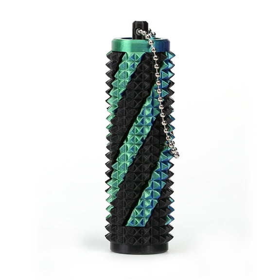 3D Printed Spiky Fidget Grip Screw Sensory Massage Stick Textured Desk Tool for Focus and Relief Black