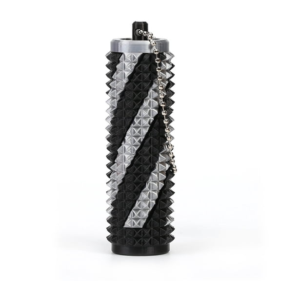 3D Printed Spiky Fidget Grip Screw Sensory Massage Stick Textured Desk Tool for Focus and Relief Vermilion