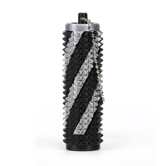 3D Printed Spiky Fidget Grip Screw Sensory Massage Stick Textured Desk Tool for Focus and Relief Vermilion