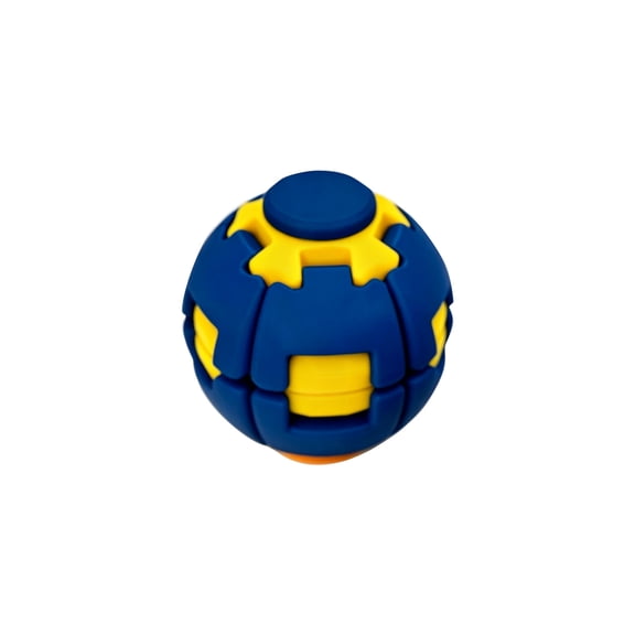 3D Printed Spin Ball Push-to-Spin Fidget Toys, Gear Sphere Fidget Toy, Desk Toy Stress Fidget Balls, Fidgets Spinners for Adults & Kids Anxiety Relaxing
