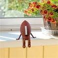 thumbnail image 1 of 3D Printed Sports Ball Figurine Collection, Mini Sports Collectibles for Desk Decor, Articulated Legs Mini Decor for Display，Ideal Gift for Father's Day and Sports Fans(Brown-Rugby), 1 of 4