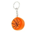 thumbnail image 1 of 3D Printed Sports Button Keychain - 6 Styles Basketball, Soccer, Baseball, Tennis, Rugby, Volleyball - Funny Trendy Decompression Key Ring for Stress Relief - Unique Craftsmanship Key Accessory A, 1 of 5