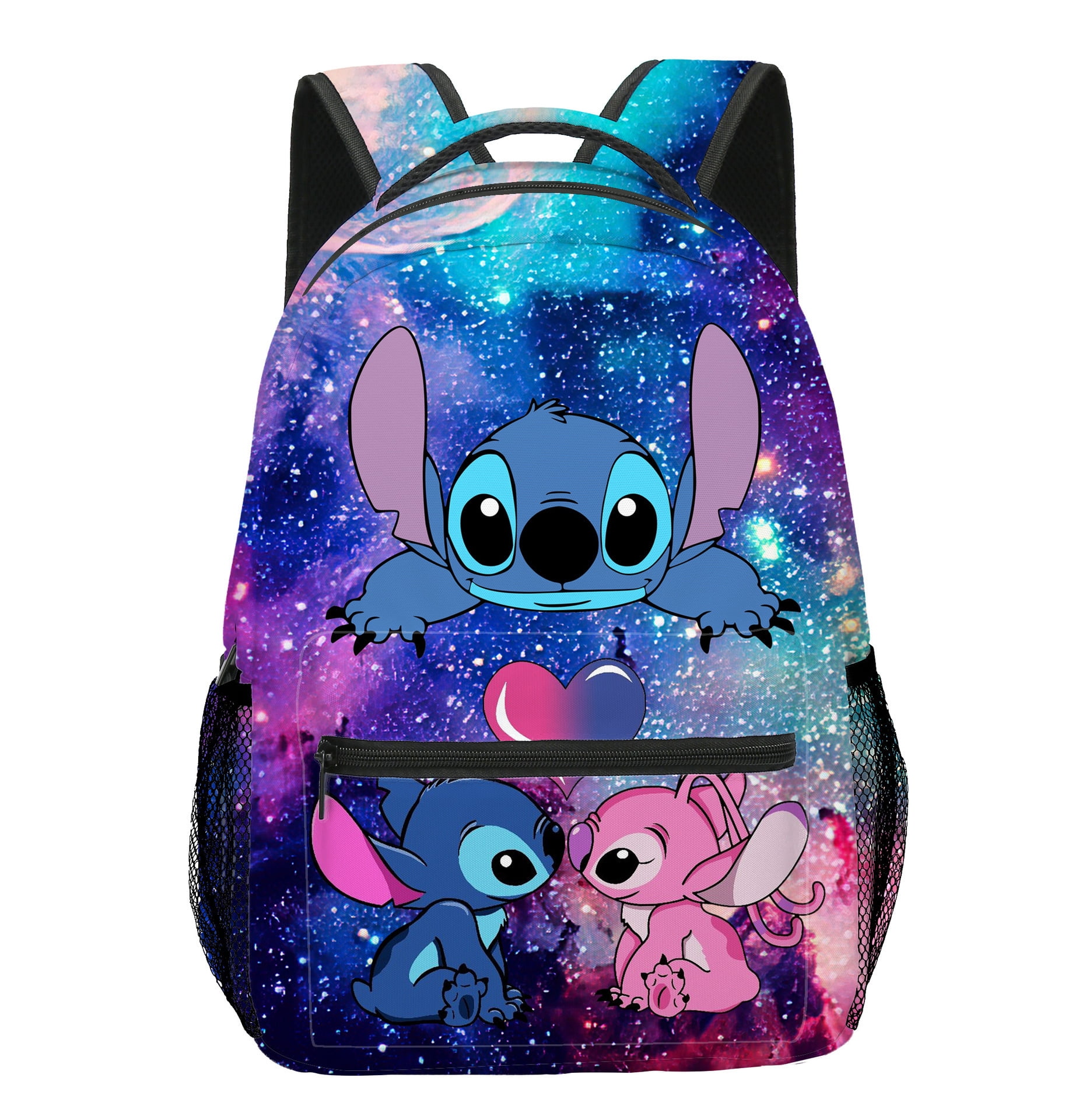 Cute Cartoon PU Leather Backpack with Built-In Handle - White