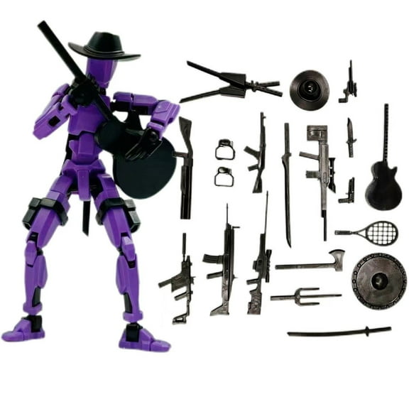 3D Printed T13 Action Figure Set,Dummy 13 Set,3D Printed Robot 13 Action Figure,Lucky 13 Set,Titan 13 Robot Action Figure,for Collectors Desktop Decorations,Christmas Gift for Fans(#31)
