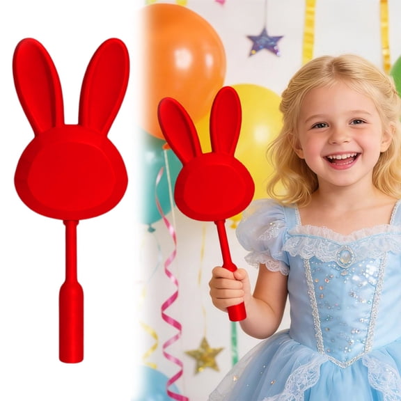 3D Printed Tap-to-Pay Wand (Rabbit Shape) Red – Contactless Payment Wand, Interactive Credit Card Holder, Fun & Stylish Holiday Gift, Easter and Festive Accessory,Makeup Organizers