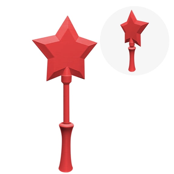3D Printed Tap to Pay Wand, Star Shaped Retractable Credit Card Holder for Contactless Payment