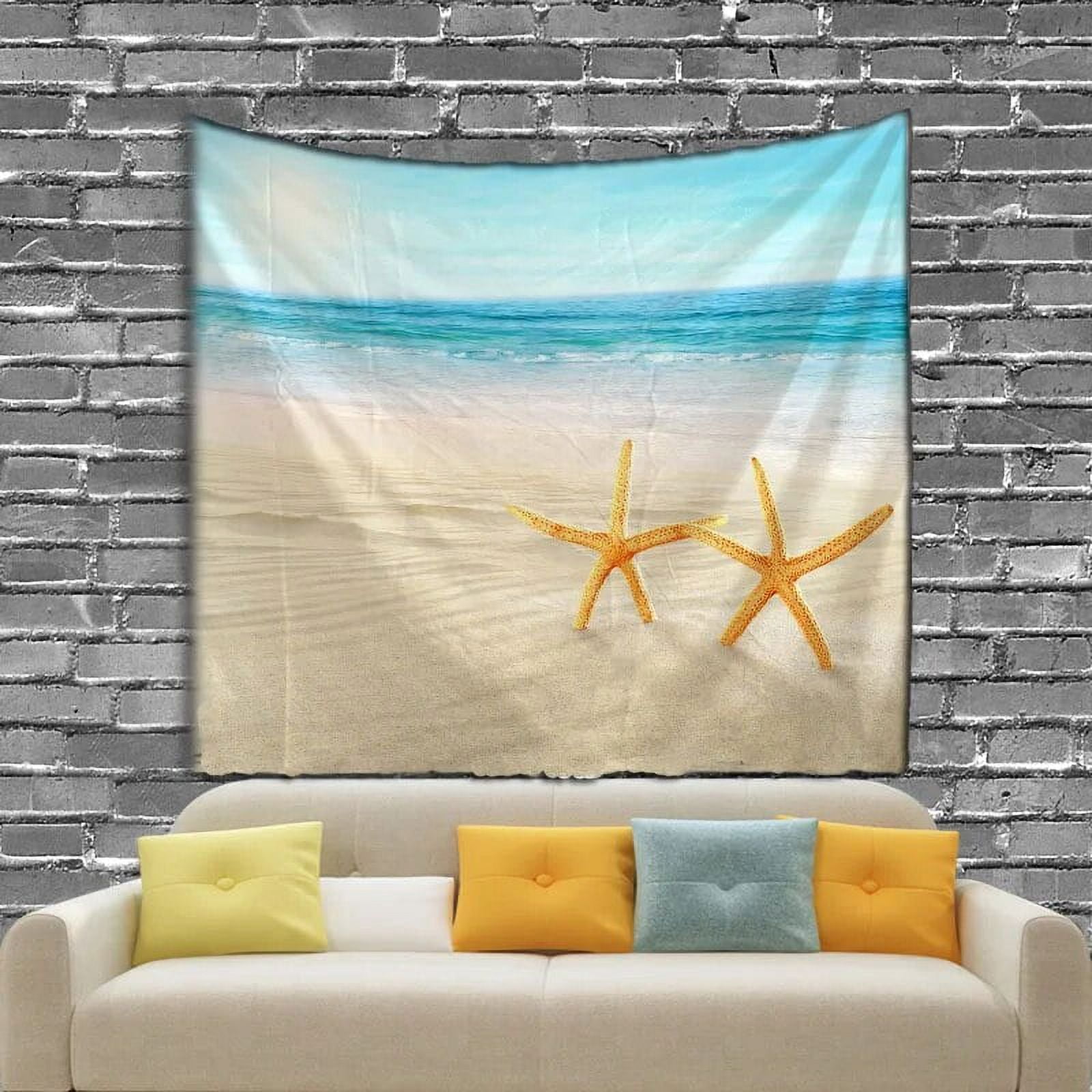 3D Printed The Scenic Of The Beach Tapestry Sandy Beach Picnic Towel