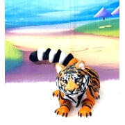 3D Printed Tiger Articulated Flexible Desk Decor, Creative Animal Figurine