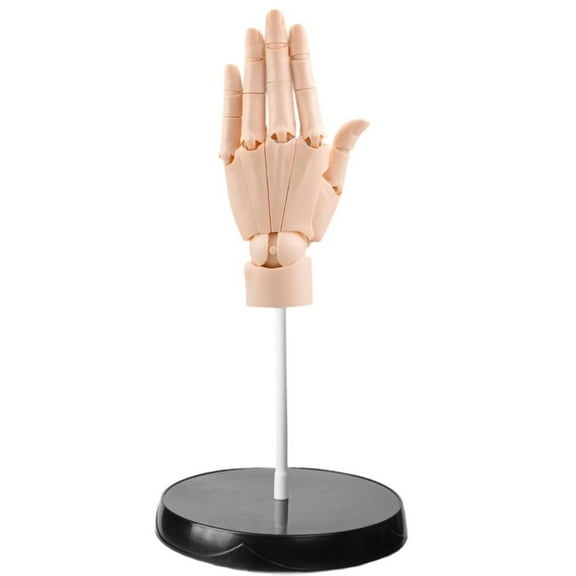 3D Printed Toys,Adjustable Artist Hand Model for Drawing, 13 Inch Articulated Mannequin Hand with Flexible Joints for Sketching, Painting, and Display