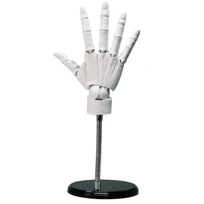 3D Printed Toys,Adjustable Artist Hand Model for Drawing, 13 Inch Articulated Mannequin Hand with Flexible Joints for Sketching, Painting, and Display