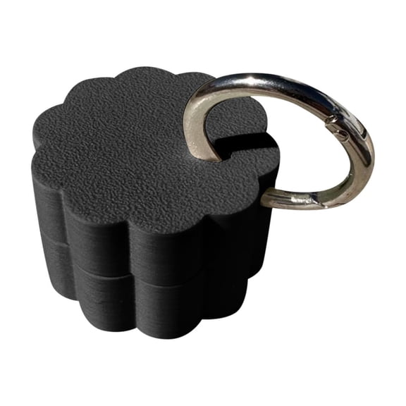 3D Printed Travel Ring and Pill Storage Box Hidden AirTag Compatible Jewelry Holder Compact Flower Shape Travel Organizer