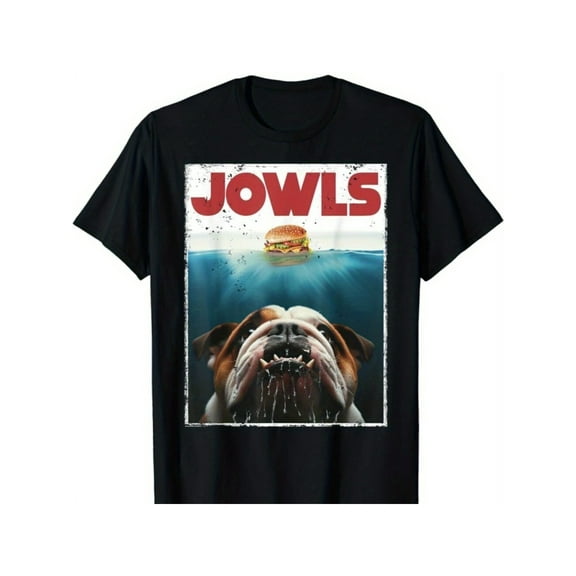 with 3D Printed Underwater Design & "JOWLS" Text, Humorous Gift for Valentine's Day, Father's Day, Christmas, Seasonal Versatile Shirt, Playful Theme Shirt, Comfortable Stretch Shirt