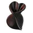 thumbnail image 1 of 3D Printed Vase Black Heart Shape Modern Decorative Vase for Home Decor Living Room Table Centerpiece Desktop Ornament Flower Vase Unique Gifts, 1 of 4