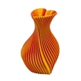 thumbnail image 1 of 3D Printed Vase Yellow Heart Shape Modern Decorative Vase for Home Decor Living Room Table Centerpiece Desktop Ornament Flower Vase Unique Gifts, 6.3", 1 of 4