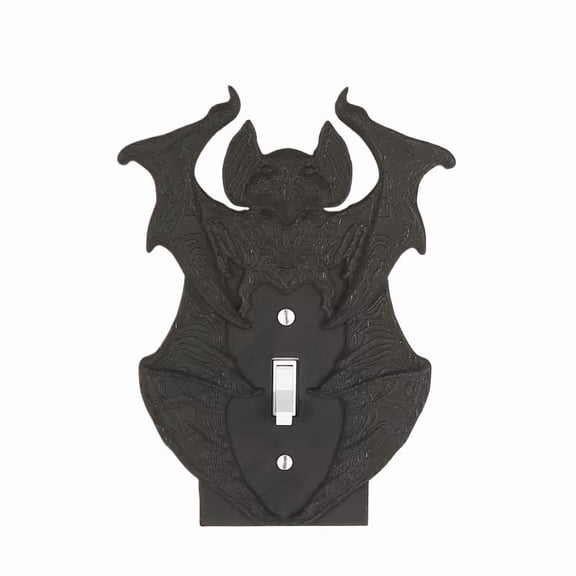 3D Printed Victorian Bat Light Switch Cover Gothic Wall Decor