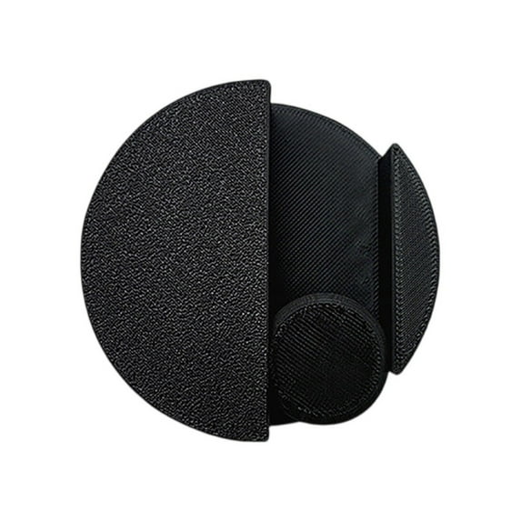 3D Printed Wall Mounted Mop and Broom Organizer, Indoor Outdoor Storage Rack for Home & Garden, Space Saving Tool Holder, Garage Utility Rack, Cleaning Supplies Organizer,Black