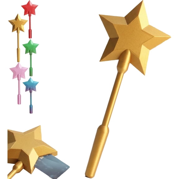 3D Printed Wand Tap to Pay, Star Magic Contactless Credit Card Holder, NFC Payment Wand, Tap-to-Pay Credit Card Wand