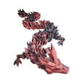 thumbnail image 1 of 3D Printed Wyvern Articulated Dragon Toy, Crystal Dragon With Flexible Posing, High Quality Eco Friendly 3D Printed Dragon For Desktop Display Collection And Stress Relief, 1 of 3