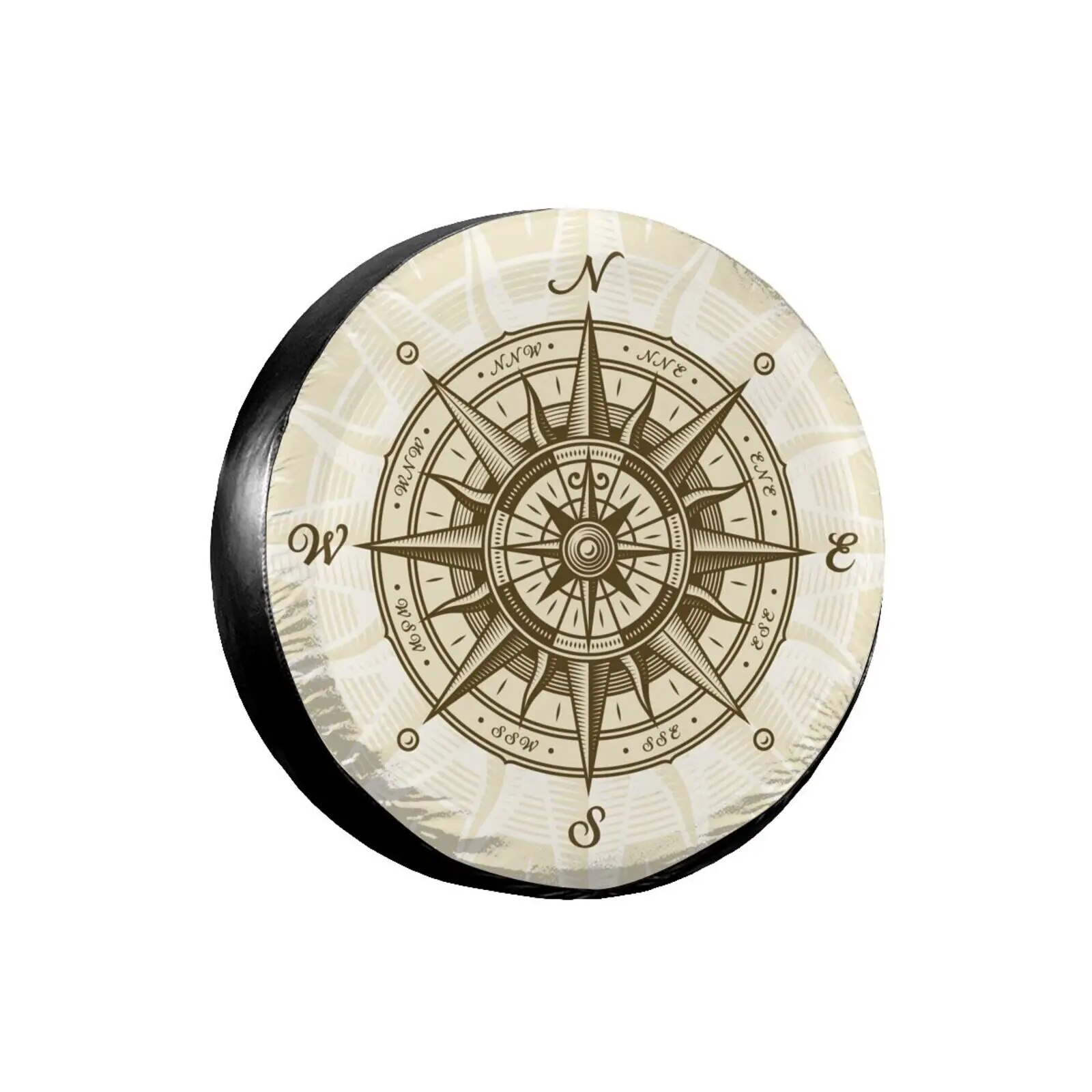 3D Printed compass Spare Tire Cover Waterproof DustProof UV Sun Wheel