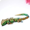 thumbnail image 1 of 3D Printed lizard,Flexible Joint Animal lacertid Figurines,Realistic Eyes, Home Office Decor,Fidget Toy for Adults Teens Boy Festival Gifts, 1 of 9