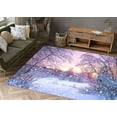 thumbnail image 1 of 3D Printeds Rugs, Snow View Rug, Snow Landscape Rug, Modern Rug, Entryway Rug, View Rug, Corridor Rugs, Snow Rugs, Stair Rugs, Thick Rug, 2'x3' - 60x90 cm, 1 of 8