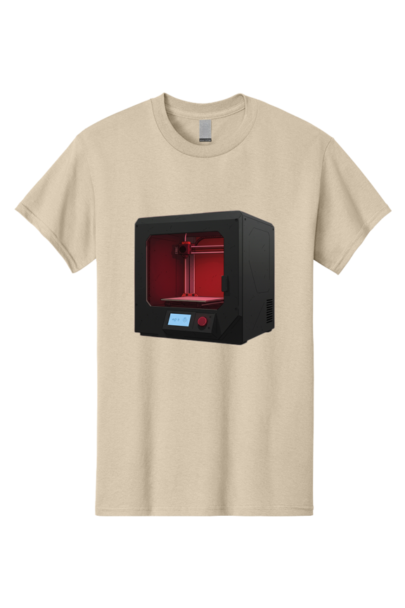 3D-Printer-12 Mens Graphic Tee, 100% Cotton, Casual Summer Wear BAA005