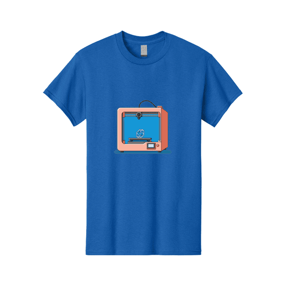 3D-Printer-13 Mens Graphic Tee, 100% Cotton, Casual Summer Wear BAA006