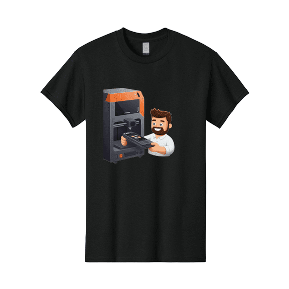 3D-Printer-18 Mens Graphic Tee, 100% Cotton, Casual Summer Wear BAA011