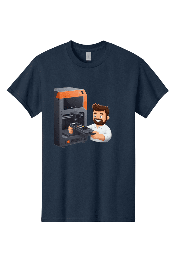 3D-Printer-18 Mens Graphic Tee, 100% Cotton, Casual Summer Wear BAA011