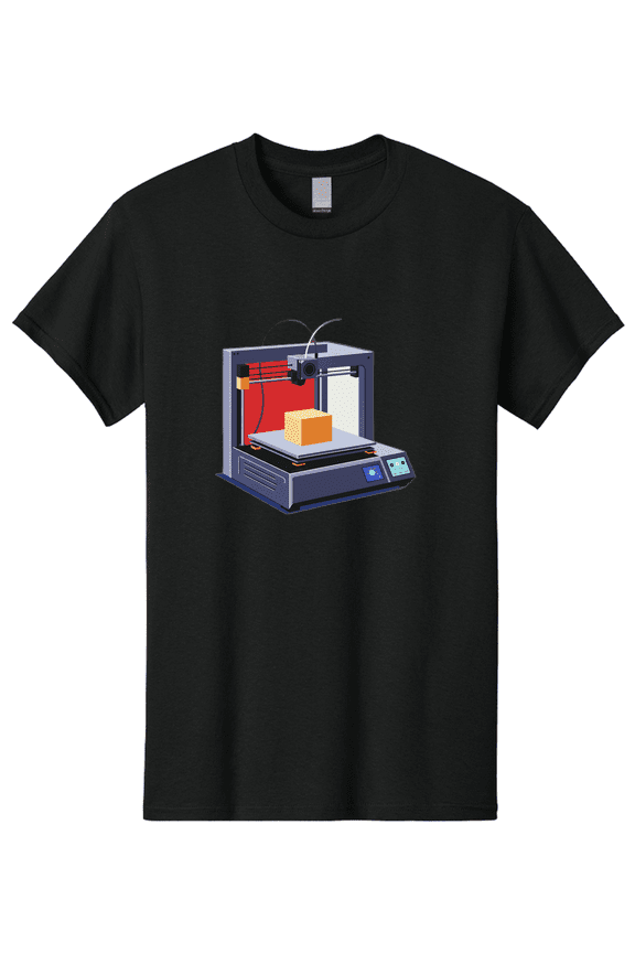 3D-Printer-2 Mens Graphic Tee, 100% Cotton, Casual Summer Wear BAA013