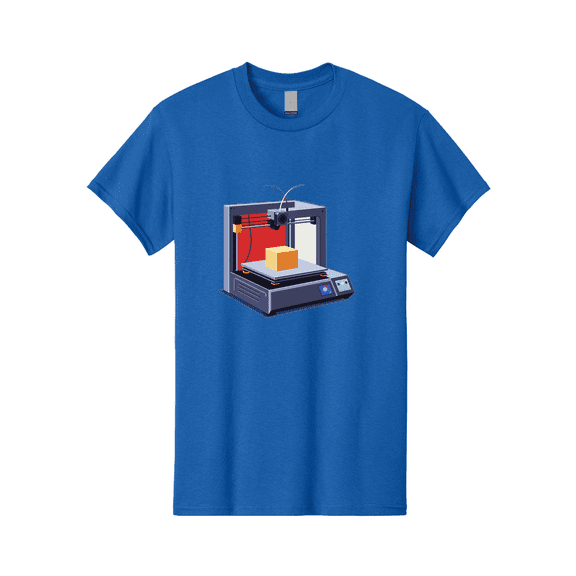 3D-Printer-2 Mens Graphic Tee, 100% Cotton, Casual Summer Wear BAA013