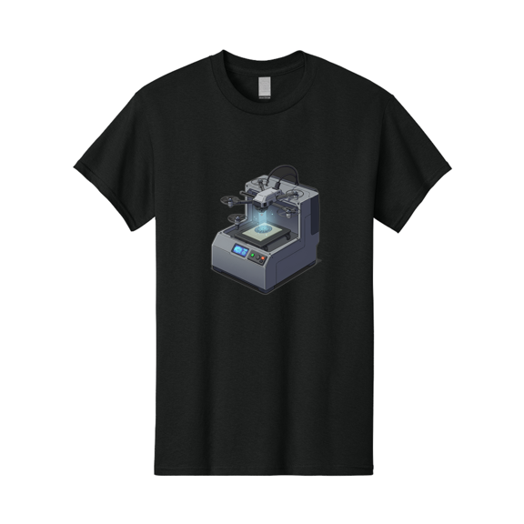 3D-Printer-20 Mens Graphic Tee, 100% Cotton, Casual Summer Wear BAA014