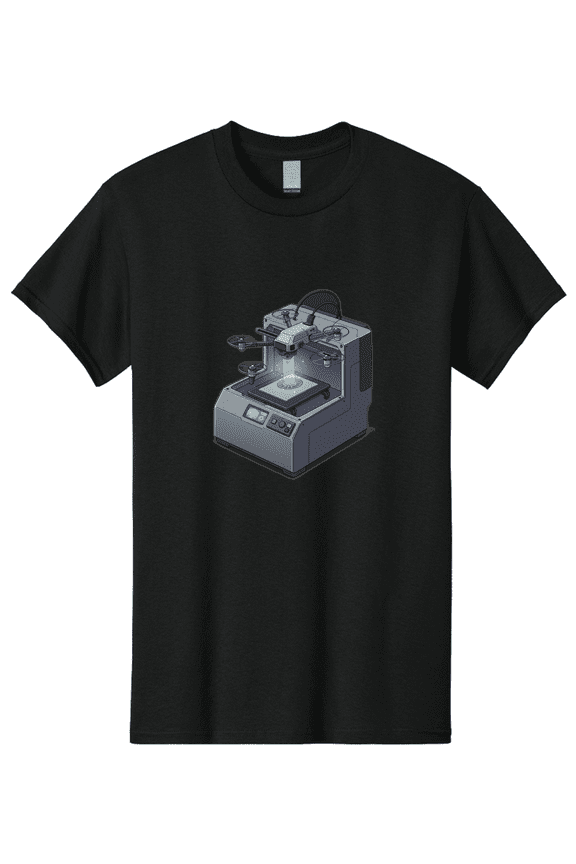 3D-Printer-20 Mens Graphic Tee, 100% Cotton, Casual Summer Wear BAA014