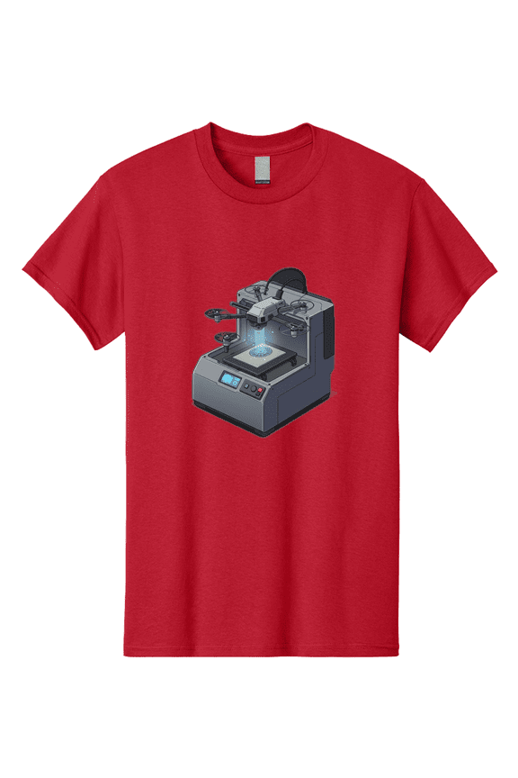 3D-Printer-20 Mens Graphic Tee, 100% Cotton, Casual Summer Wear BAA014