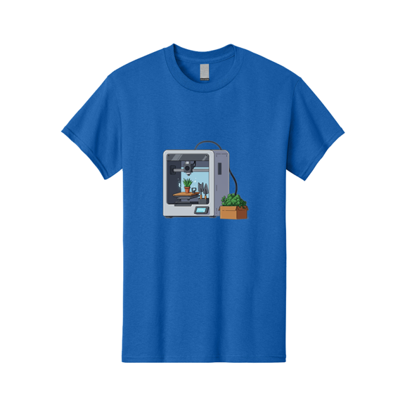 3D-Printer-23 Mens Graphic Tee, 100% Cotton, Casual Summer Wear BAA017