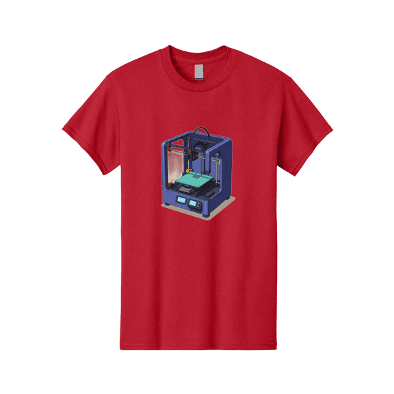 3D-Printer-26 Mens Graphic Tee, 100% Cotton, Casual Summer Wear BAA020