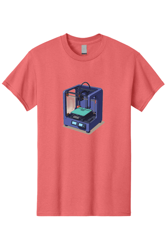 3D-Printer-26 Mens Graphic Tee, 100% Cotton, Casual Summer Wear BAA020