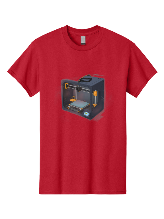 3D-Printer-3 Mens Graphic Tee, 100% Cotton, Casual Summer Wear BAA024