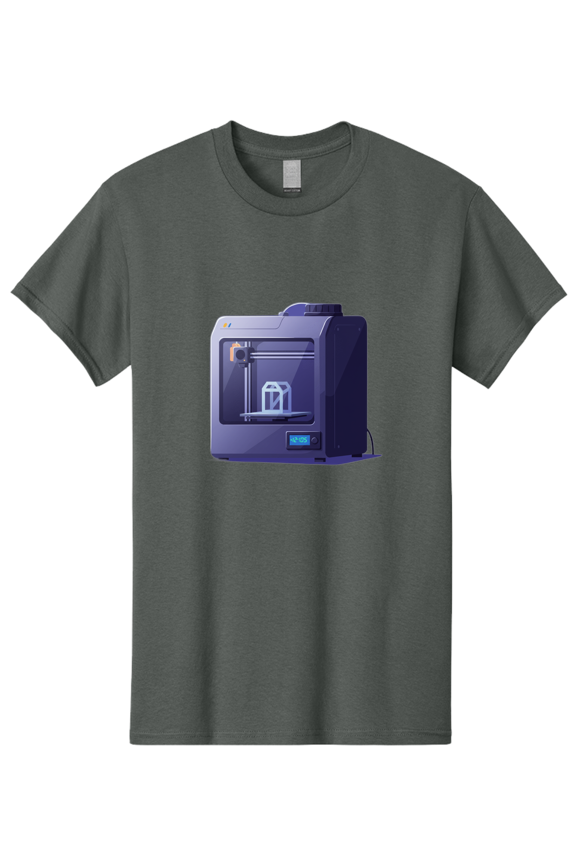 3D-Printer-31 Mens Graphic Tee, 100% Cotton, Casual Summer Wear BAA026