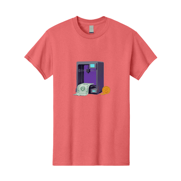 3D-Printer-37 Mens Graphic Tee, 100% Cotton, Casual Summer Wear BAA032