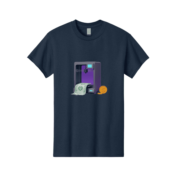 3D-Printer-37 Mens Graphic Tee, 100% Cotton, Casual Summer Wear BAA032