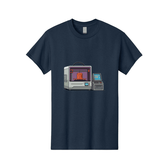 3D-Printer-4 Mens Graphic Tee, 100% Cotton, Casual Summer Wear BAA035