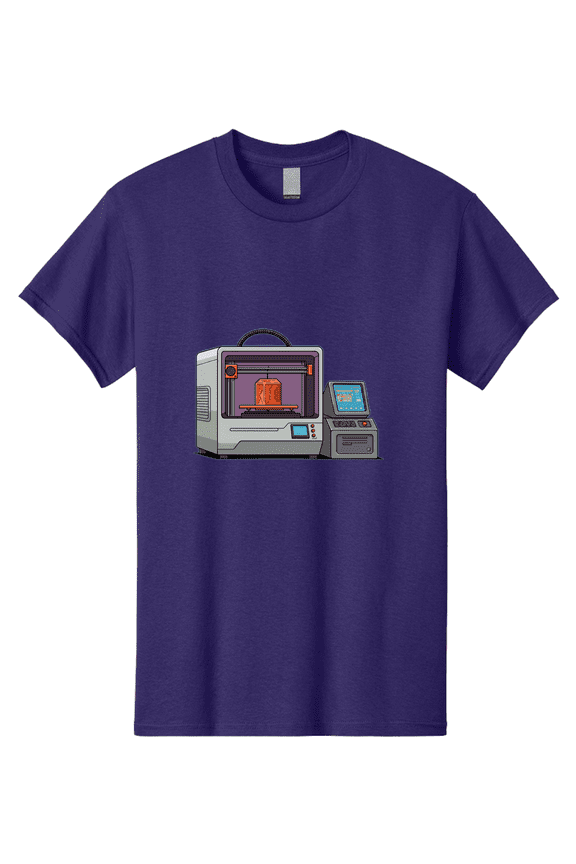 3D-Printer-4 Mens Graphic Tee, 100% Cotton, Casual Summer Wear BAA035