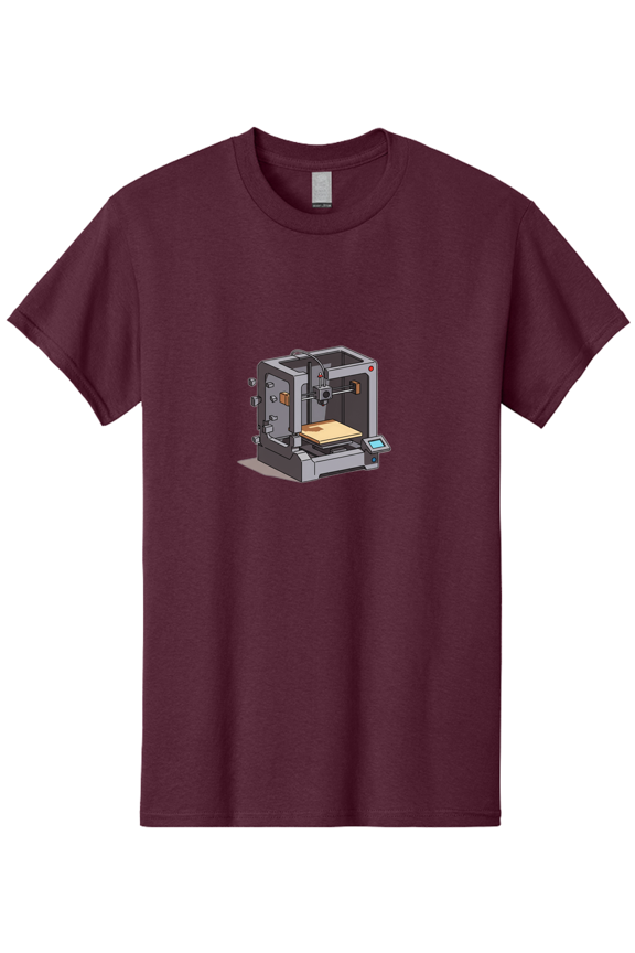 3D-Printer-5 Mens Graphic Tee, 100% Cotton, Casual Summer Wear BAA039