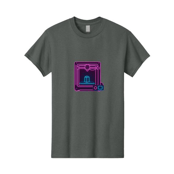 3D-Printer-8 Mens Graphic Tee, 100% Cotton, Casual Summer Wear BAA042